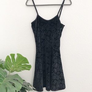 NWT Francesca’s Closet Velvet Mini Dress